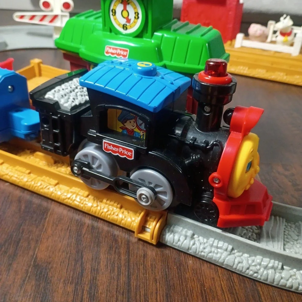 Mattel Fisher Price 1999 Toots The Train Set Remote Voice Command Tested Works